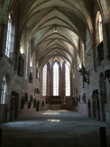 Inside the 15th c. church now a part of the Germanisches Historisches Museum in Nuremberg, Germany
